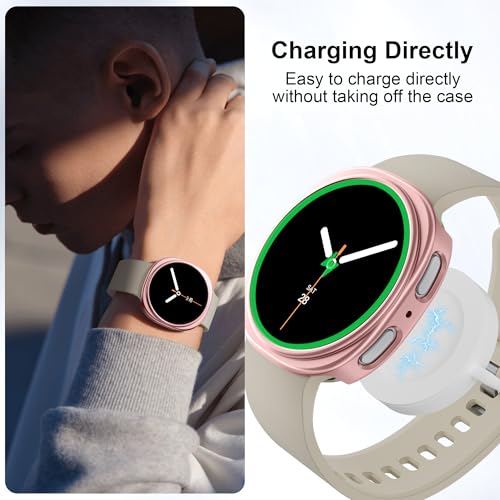 Fundas protectoras de pantalla para Samsung Galaxy Watch 8 44mm accesorios PC rígido unisex 4