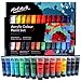 Produktbild Mont Marte Acrylfarben Set 24 Farben 36ml, perfekt für Leinwand, Holz, Stoff, Leder, Pappe, Papier, MDF und Handwerk