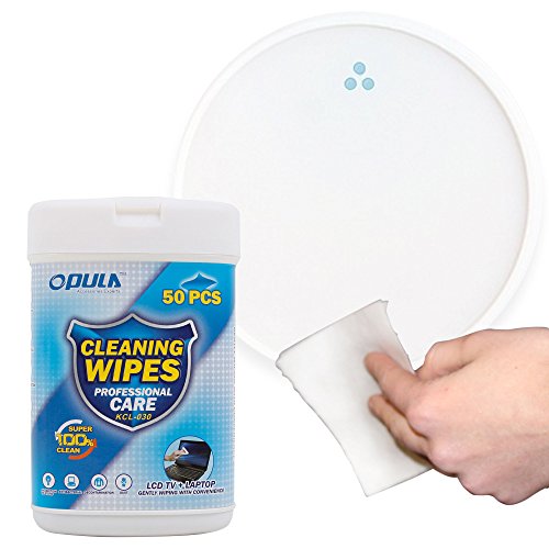 DURAGADGET 50 Anti-statische LCD-reinigingsdoeken/doekjes - Geschikt voor gebruik met de Dodow Lichtgevende Metronoom