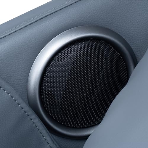 Image of Lixo LI4400A Full Body Massage Chair for Home | 22 Auto Programs | Zero Gravity Recliner | Voice Control | Back Heating | Bluetooth Speaker | Foot Rollers | USB Chargin - Black+Grey