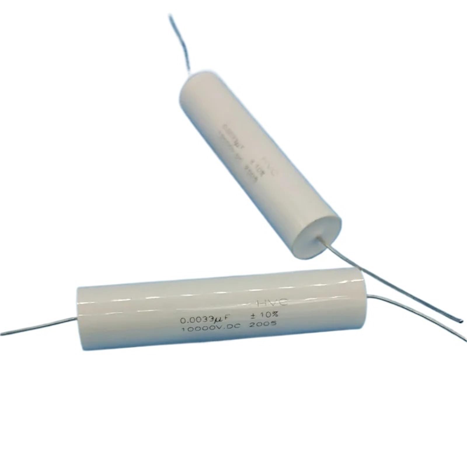 BALYDLUL 2PCS voltage inductive and polarity-free film capacitor 0.0033UF 332 10KV 10000V 13.5X60MM