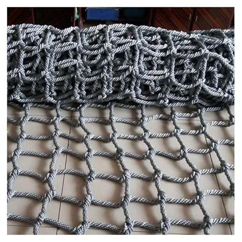 Red de Escalada de Poliamida para Exteriores, Gruesa, de 0,55 Pulgadas, para Patio de Juegos, Escalera de Cuerda, Resistente, para Carga, camión, Remolque, CER