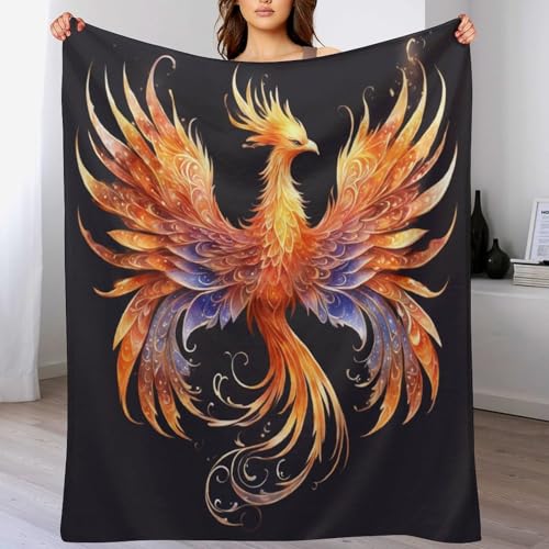 Couverture Phénix 140×180cm douce et chaude pour lit ou canapé