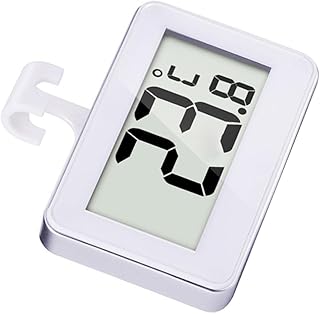 Luxshiny 2Pcs Geladeira Freezer Sala Com Geladeira Traseira Magnética Geladeira Digital Para Geladeira Display Digital Branco