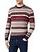 Produktbild TOM TAILOR Herren Gemusterter Pullover mit festlichem Print 1028579, 28594 - Red Navy Blue Allover Design, L