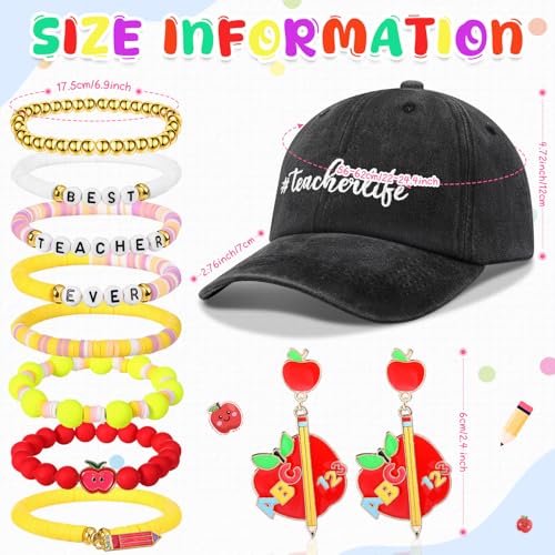 Set de regalo para maestras con gorra y accesorios miniatura 5