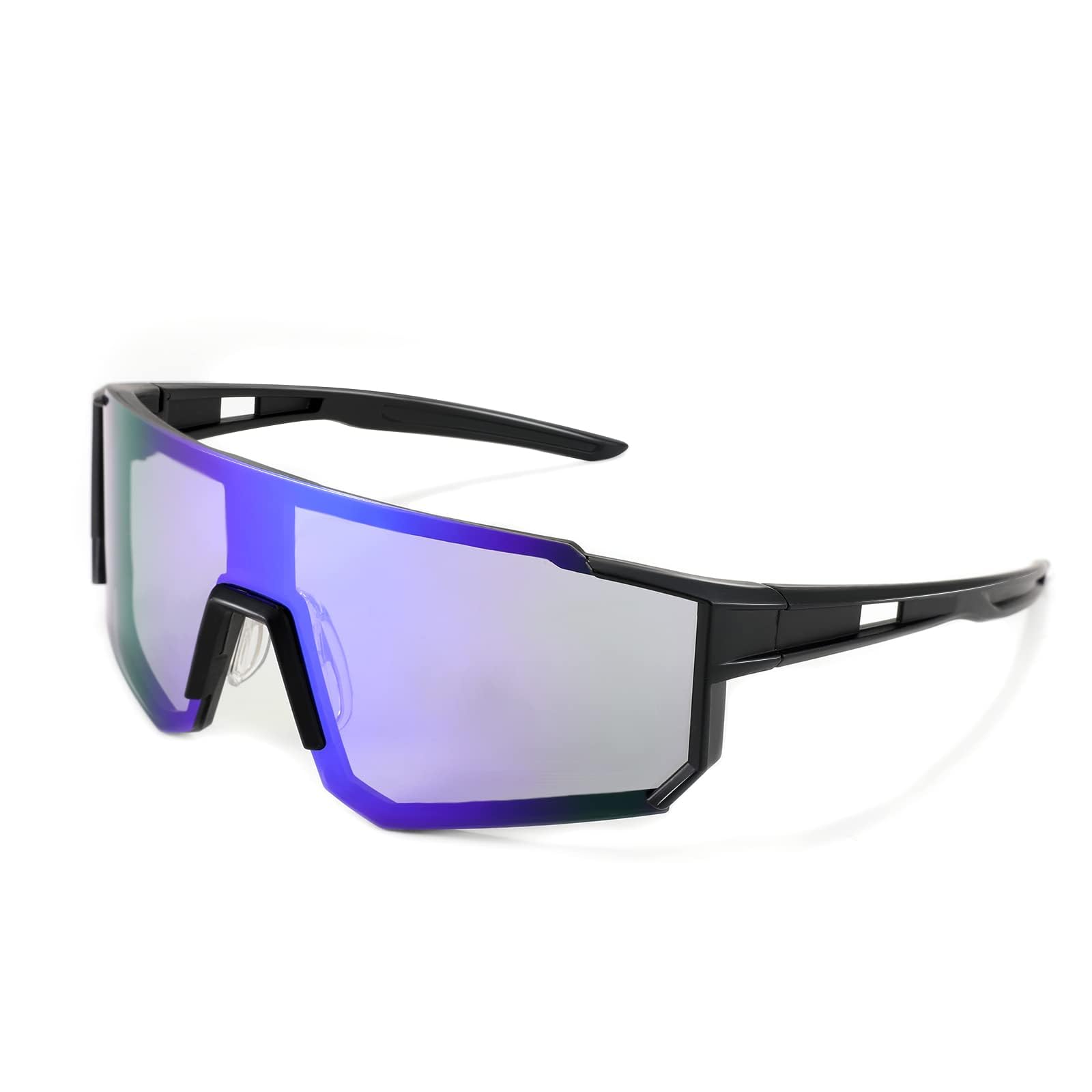 Karsaer Oversized Womens Mens Cycling Sunglasses, Sport Sun Glasses for Running Baseball Golf Outdoor E1205-image-32
