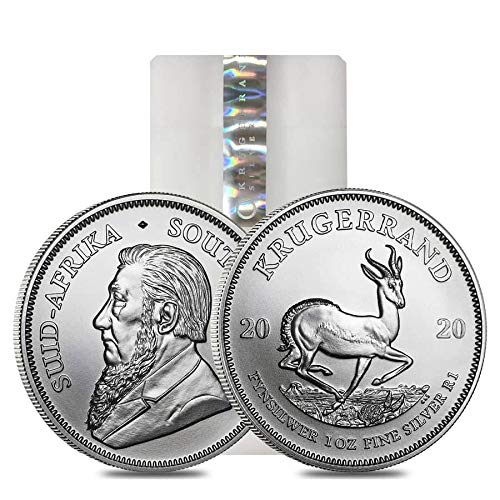 ZA 2020 Krugerrand .999 Silver BU Coins Brilliant Uncirculated