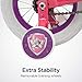 Nickelodeon Paw Patrol Kids Bike, For Kids Toddlers Ages 2 Years and Up, With Training Wheels, 12-Inch Wheels, Featuring Skye on a Pink Steel Frame and Chain Guard