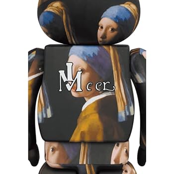 MEDICOM TOY - BE@RBRICK ヨハネス・フェルメール「真珠の耳飾りの少女」100%400% フェルメールの名作『真珠の耳飾りの少女』をモチーフとしたBE