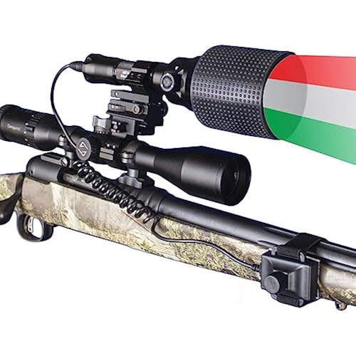 Wicked Lights A67iC 3-Color-in-1 (Green, Red, White LED) Night Hunting Light Kit with Intensity Control for Coyote, Predator, Varmint & Hogs