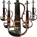 Aliyes Handmade Professional Silent Electric Violin 4/4 Full Size Professional Solid Wood Student Violin For Beginner Violin Kit String,Shoulder Rest,Rosin-N1902