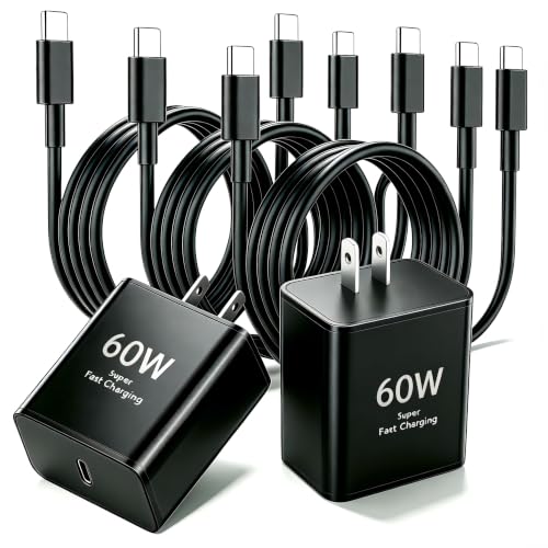 Image of 60W USB C Charger Samsung, 2Pack 60 Watt Super Fast Charging Type-C Charger