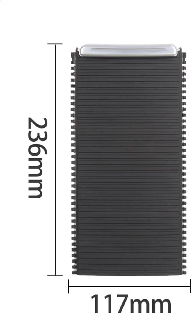 Cup holder dedicated Car Central Armrest Box Cup Holder Curtain Roller Shutter Cover 39868873 Fit For Volvo XC60 2009-2017 S60 S60L 11-19 39868875 Plug and Play(Black)