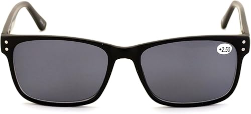 Miniatura 8 de V.W.E. Gafas de lectura rectangulares de gran calidad para hombres grandes - Lector de calidad óptica de ajuste ancho