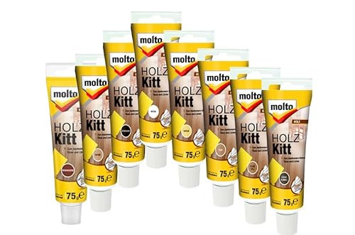 Molto Holz-Kitt, Zur Reparatur von Holz, Eiche Dunkel, 75g