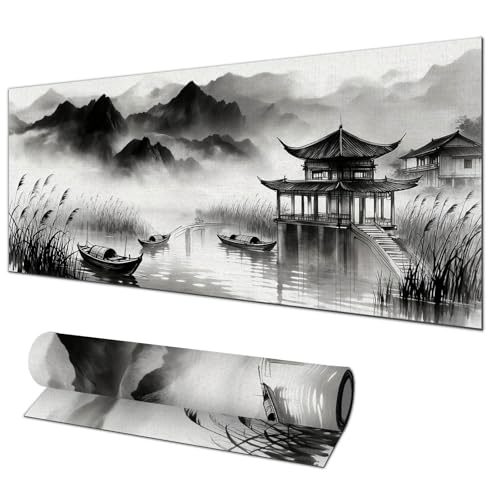 Tapis de souris de jeu grand format paysage artistique pour sublimer votre bureau à la maison