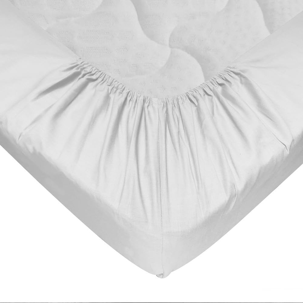 Drap housse coton bio Fil & Sens - Galuchat - 90 x 190 cm