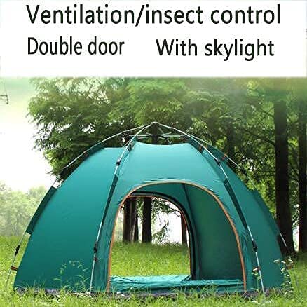 Carpa domo ligera pop up para 3-4 personas verde miniatura 5