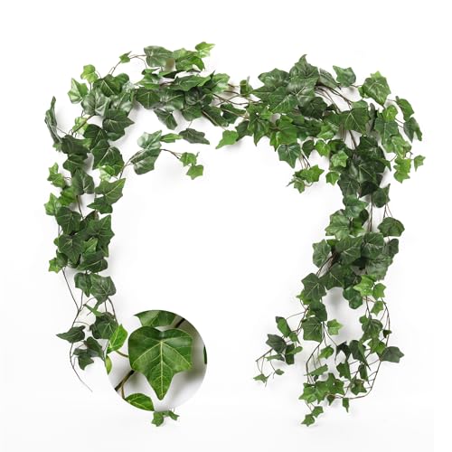 RECUTMS 2 Pack Artificial Vines Ivy Garland Fake Vines for Room Decor 6.3Ft
