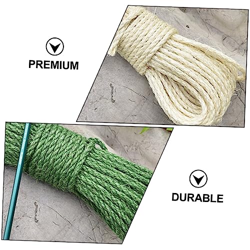 Hohopeti 2 Unidades corda sisal camera brinquedo toys corda torcida para artesanato decoração quarto