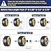 MaxAuto 15x6.00-6 Tire and Wheel, 15x6.00-6 Lawn Mower Tires, 15x6-6 Front Tire Assembly Compatible with John Deere/Cub Cadet Riding Mowers, 3