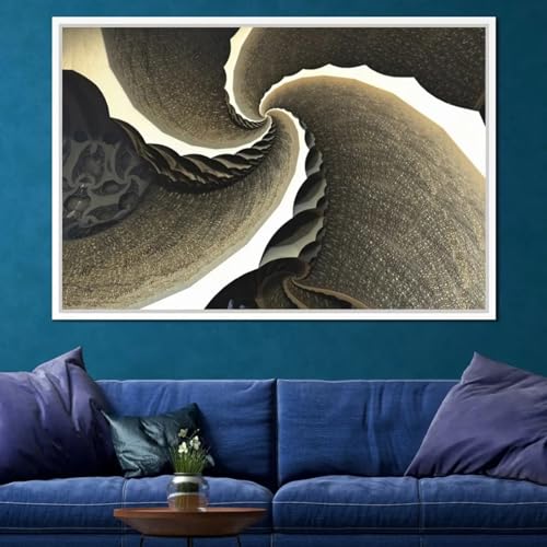 Toile abstraite de vigne moderne et élégante pour une décoration raffinée - 2