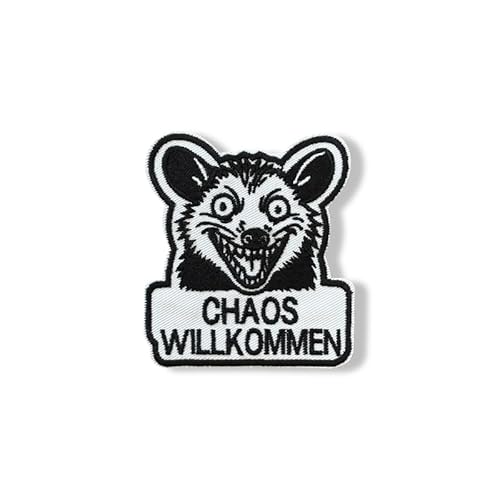 CHAOS BENVENUTO – Patch follia con chiusura in velcro