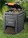Keter - Compostador ECO, con capacidad de 320 L, Color gris oscuro