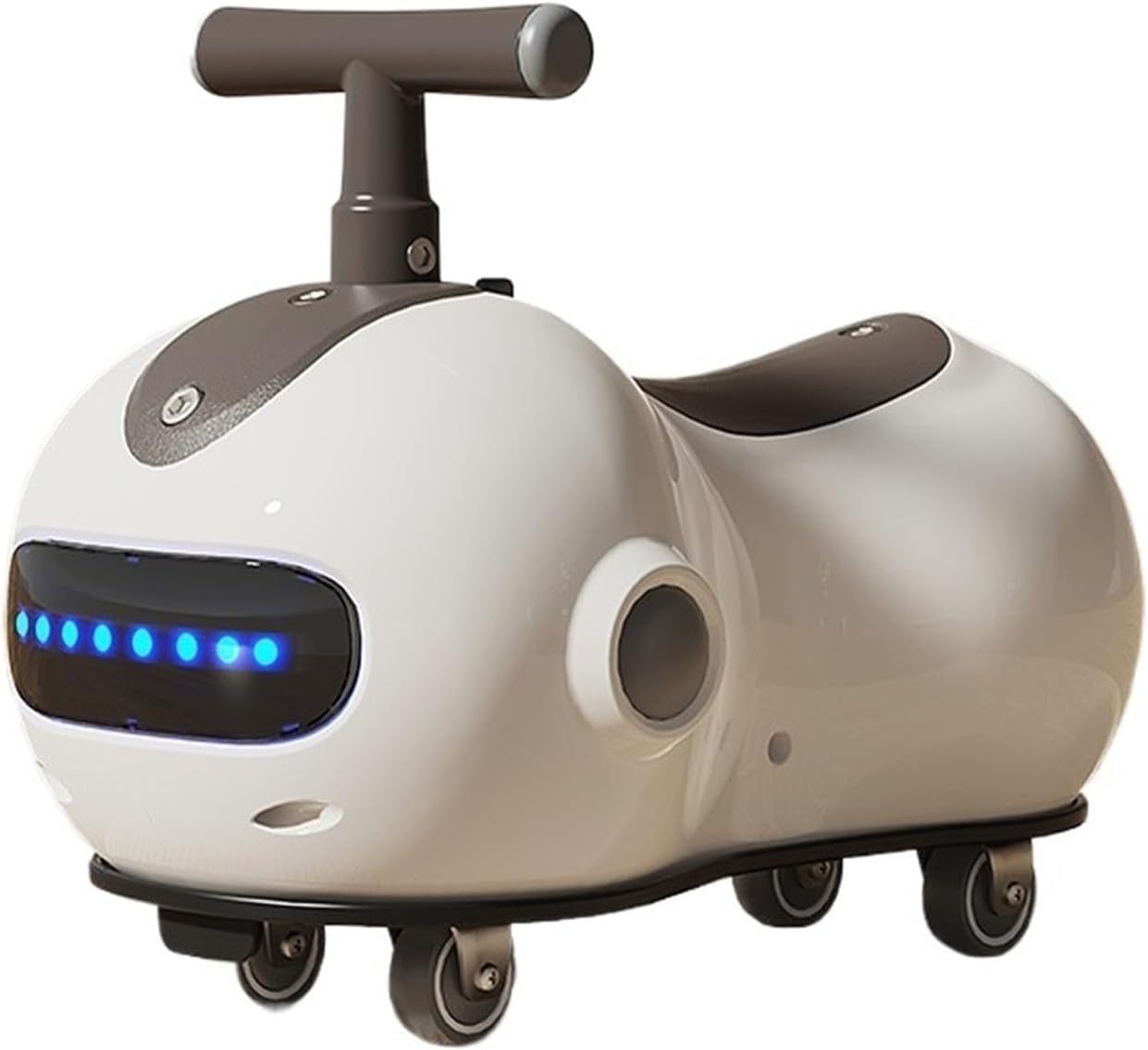 Twist car Swing Car Ride On Toy Peanut Shape Wiggle Car Music Lights Anti-Rollover, for Indoor and Outdoor Play Ride on Toy(Green)