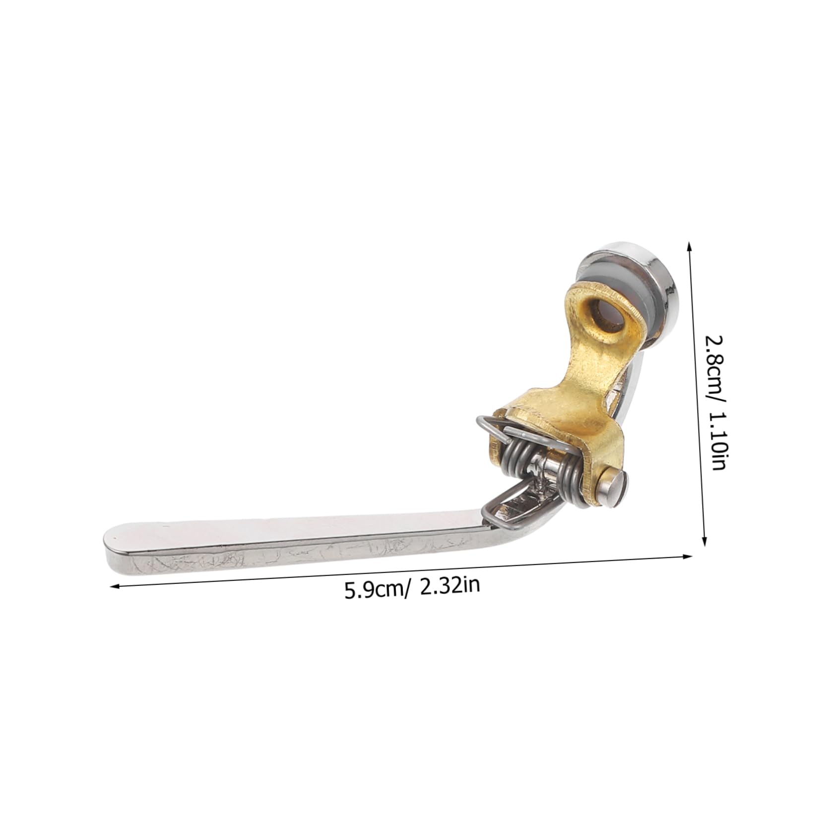 TOGEVAL 1pc Trombone Watergate Key Accessory Silver Key for Trombone Replacement Sturdy and Durable