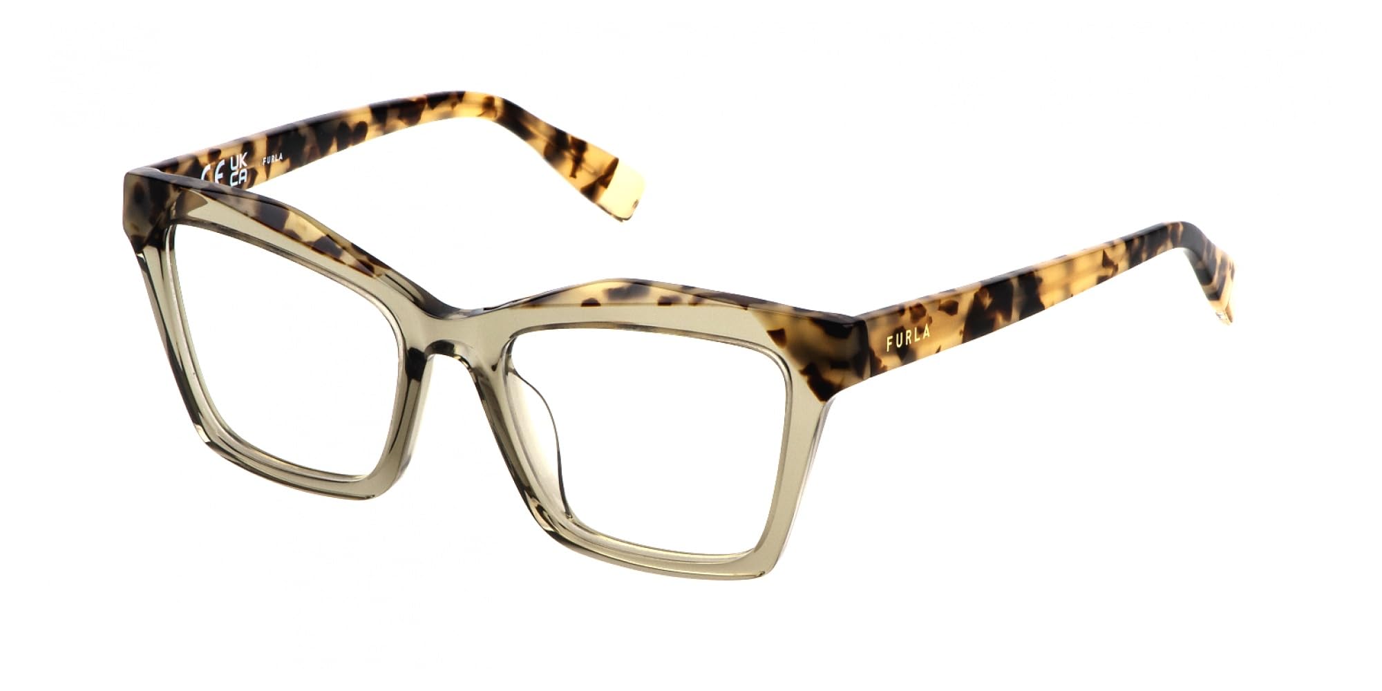 Furla, MARCO DE GAFAS, VFU767V, SHINY TRANSP.GREEN, 51/18/140