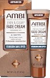 Ambi Even & Clear Advanced Fade Cream, Hydroquinone-free, Hyperpigmentation Treatment, Stubborn Dark...