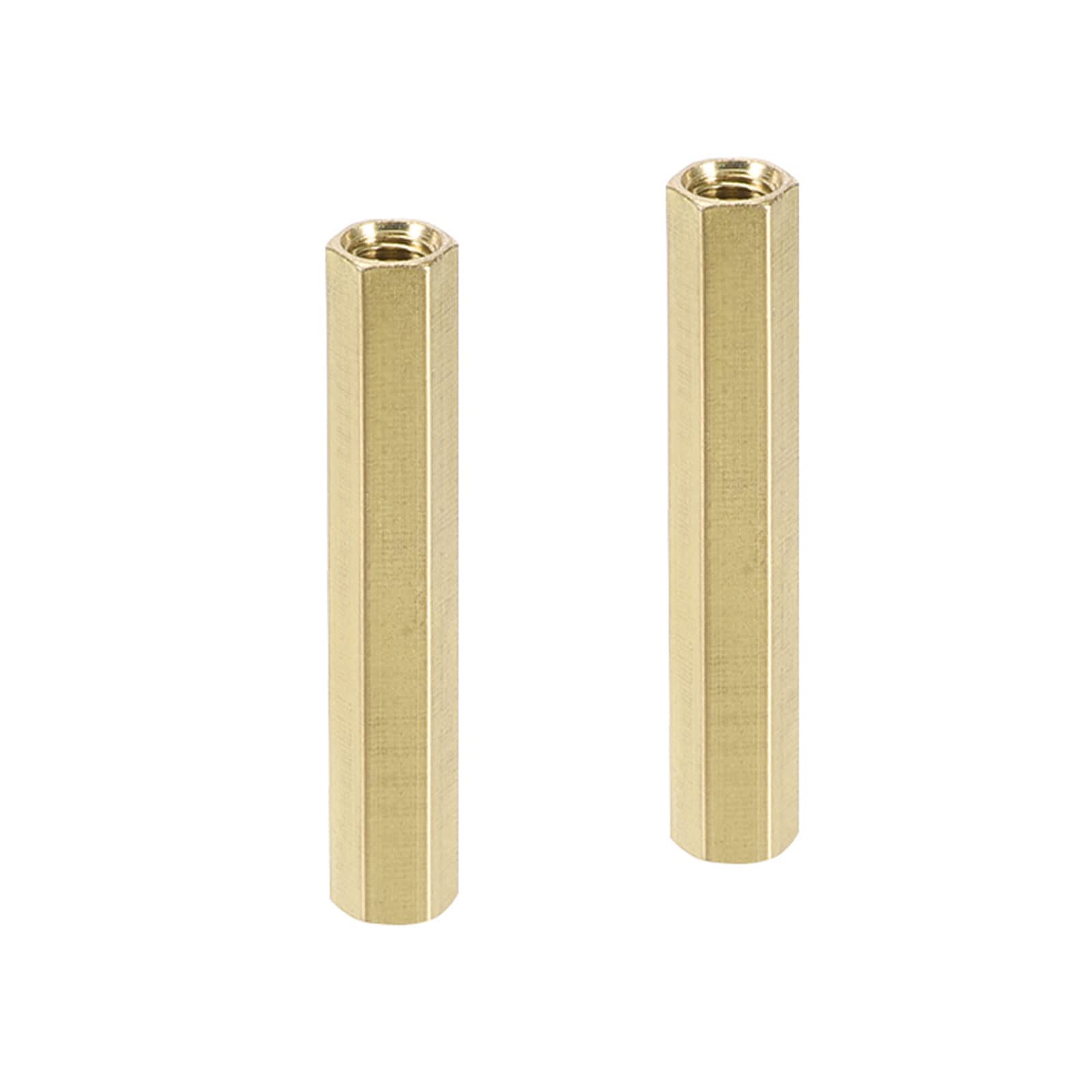 YOKIVE 2 Pcs M6 Spacers, Brass Hex PCB Standoffs Nuts, Keep Height Consistent, Great for Motherboard Circuit Board
