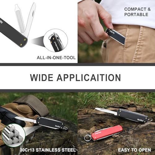 Nextool Keychain Knife, 5 In 1 Mini Multitool Key Chians, Small Pocket Knife With Key Ring, Scissors, Screwdrivers And Nail File thumb #3