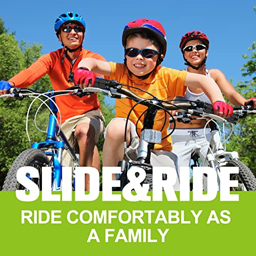 Zhengmy 48 Pcs Bike Handle Grips, Kids Non Slip Rubber Bicycle Handlebar Grips, Replacement Bike Grips For Kids Girls Boys Tricycle Wheel Chair Mountain Bike Bmx Mtb, Black #TOP4