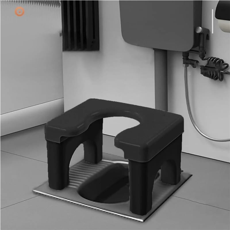 Reposapiés de plástico for adultos, taburete de baño con escalón elevado, ayuda for sentadillas, taburete de baño portátil, taburete de baño resistente for adultos, reposapiés antideslizante.(Option 1
