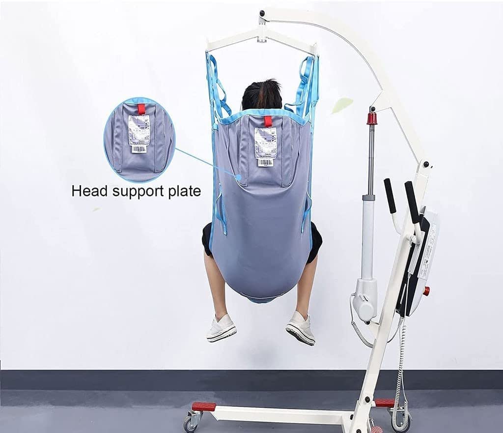 Paciente Honda Levantador Grúa, Cuerpo Completo Elevación Paciente Cabestrillo Malla De Seguridad Médica Eslinga De Elevación para Enfermería, Ancianos, Discapacitados（No Incluye grua） Large