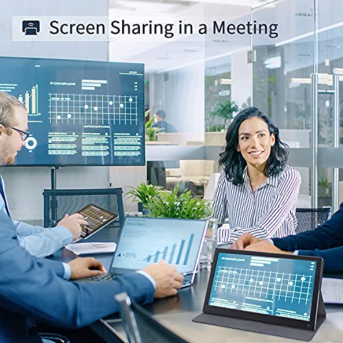 Portable Monitor, 15.6 Inch FHD 1080P USB C HDMI Second External Monitor IPS Display for Desktop, Phones, Laptop, PS4, Xbox, Switch, Tablet,Built-in Speaker with Premium Smart Cover - Image 5