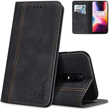 AKABEILA Case for OnePlus Nord 2T 5G Premium Leather Flip Wallet Case with Magnetic Closure Kickstand Card Slots Folio Phone Case Cover Shockproof Black