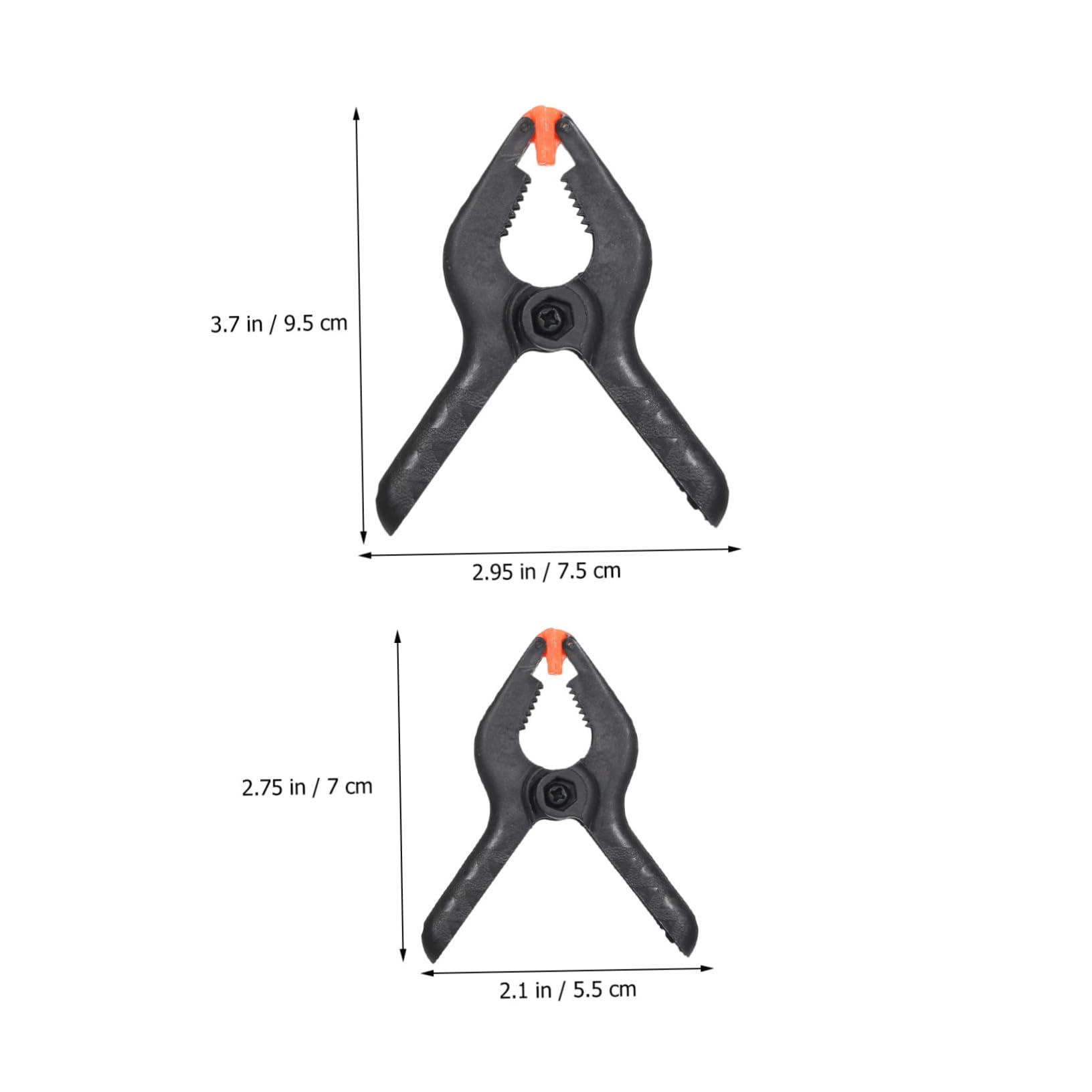 Garneck 10 Pcs Plastic Spring Clamps for Woodworking Crafts Household Repairs Strong Backdrop Clips with Quick Operation Compact Portable Design for DIY Projects