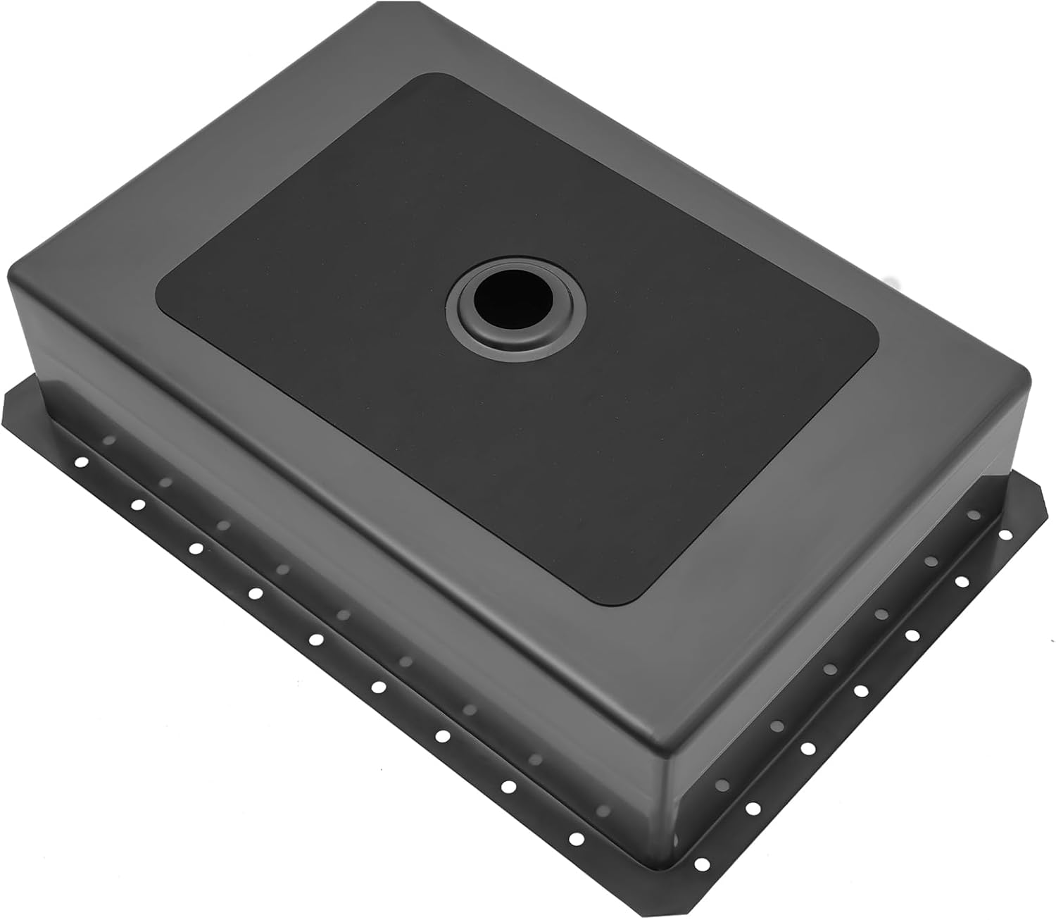 Xuthusman Luxury Bathroom Sink, Stainless Steel Undermount Bathroom Wash Sink, Rectangular Bar KTV Embedded Sink, Hand Wash Basin (Black)