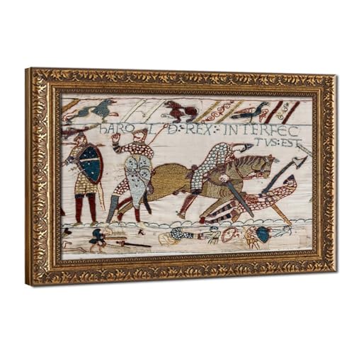 Bataille d'Hastings tapisserie décoration murale bureau cadre suspendre