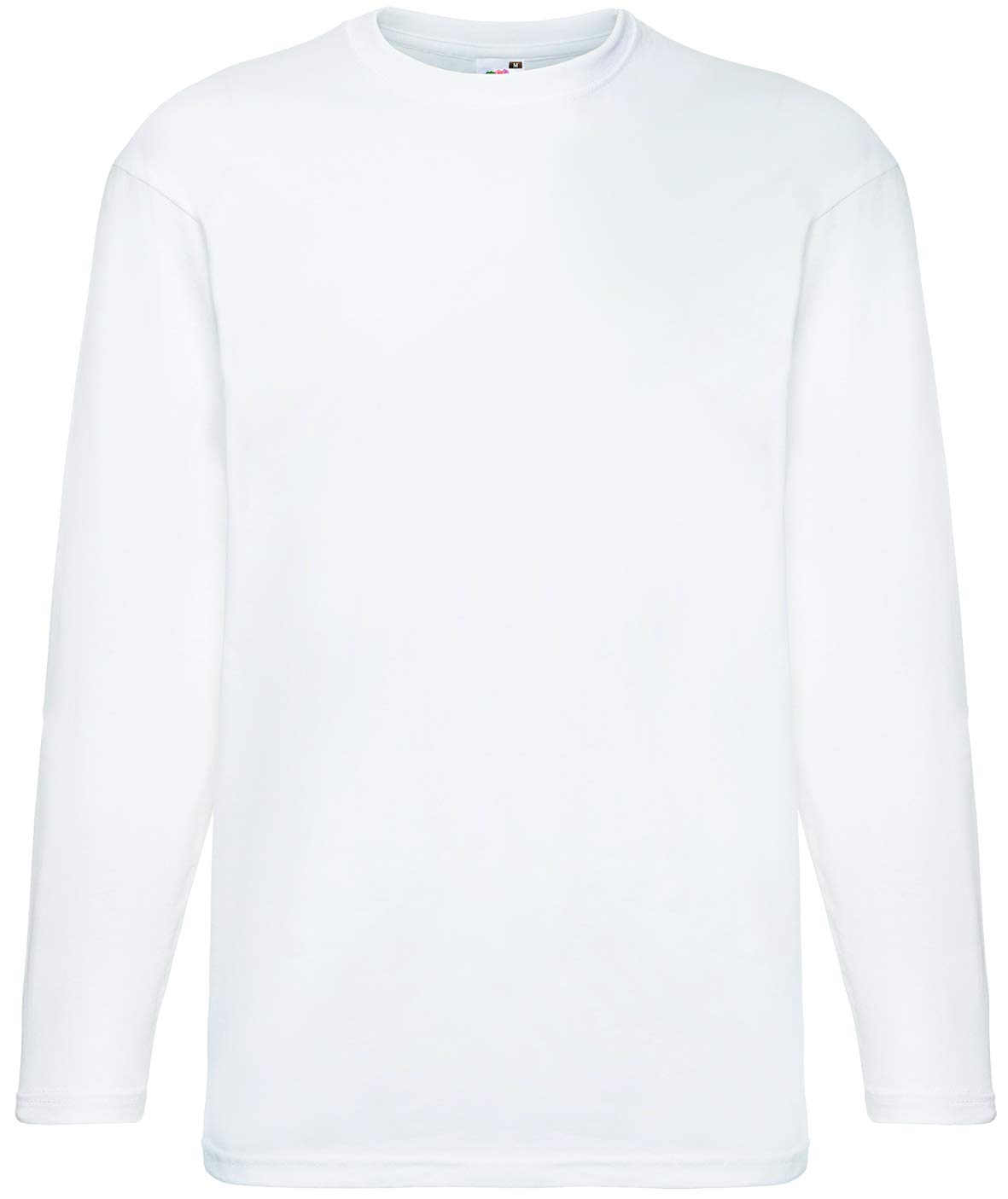 Fruit of the Loom Men's Valueweight Long Sleeve T-Shirt, White, XX-Large