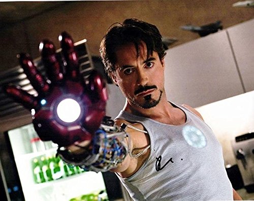 Robert Downey Jr Signed - Autographed Iron Man Avengers - Tony Stark 11x14 inch Photo - Guaranteed to pass or JSA - PSA/DNA Certified - Movie Photos