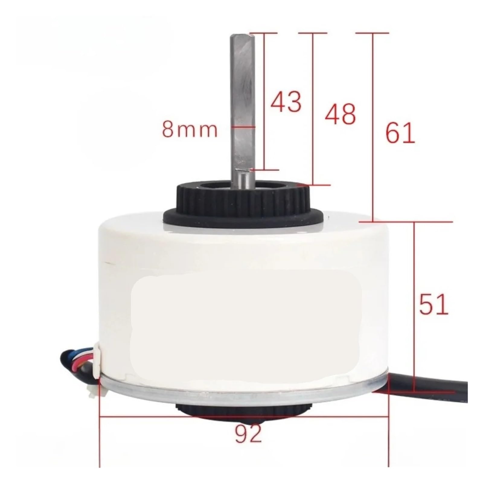 HIZON Motor de Ventilador de CC de Unidad Interior de Aire Acondicionado, Compatible con Gree, Piezas de acondicionamiento de 20-V DC310V 20W 1250RPM FN20V-ZL