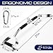 Yes4All Wide Grip LAT Pull Down Bar Attachments with D Grip Handles/Curl LAT Pulldown Attachment for Gym Equipment, Press Down Bar 27