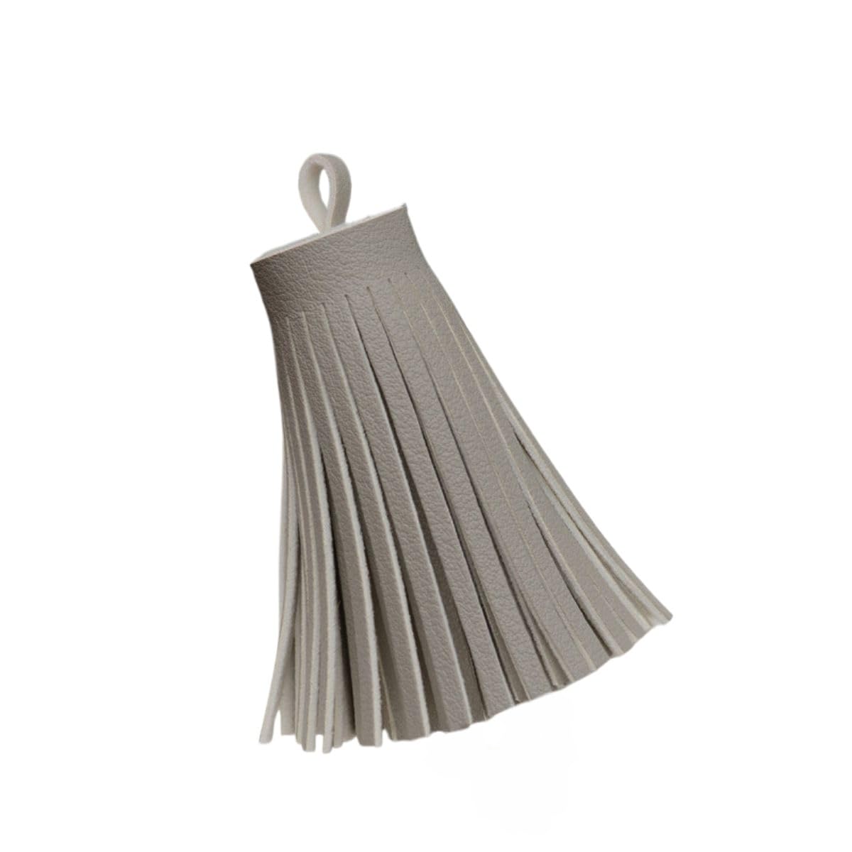 ROMDANTY 12pcs Short Leather Tassels, Leather Tassel Charms for Keychains, DIY Jewelry Making Accessories, Souvenir Craft Projects, Elegant Tassels for Bookmarks