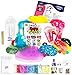 No Glue. Shake Slime Kit for Girls and Boys for 10 Kinds of Shaker Slime. No Mess. Just Add Water, Mix, and Shake. Includes Fun Toppings and Take-Home Storage Cups.