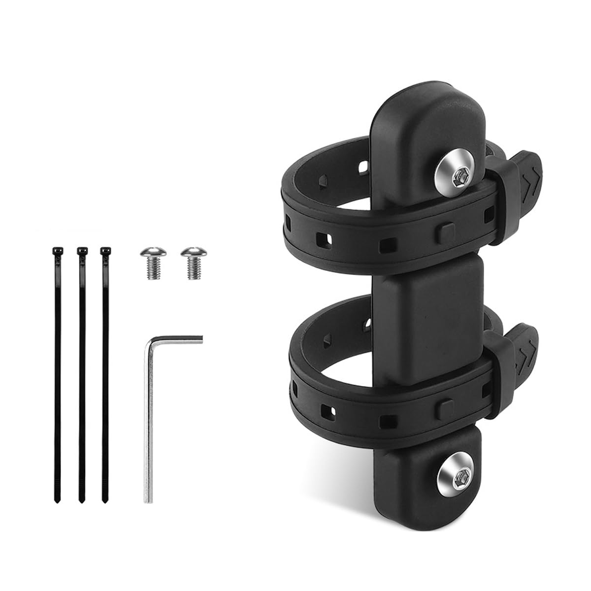Bicycle Bottle Holder Adapter, Aluminum Bottle Holder Water Bottle Handlebar Holder cage Holder Drinking Bottle Holder for Bicycles MTB